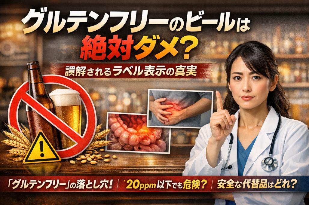 グルテンフリーのビールは絶対ダメ？誤解されるラベル表示の真実